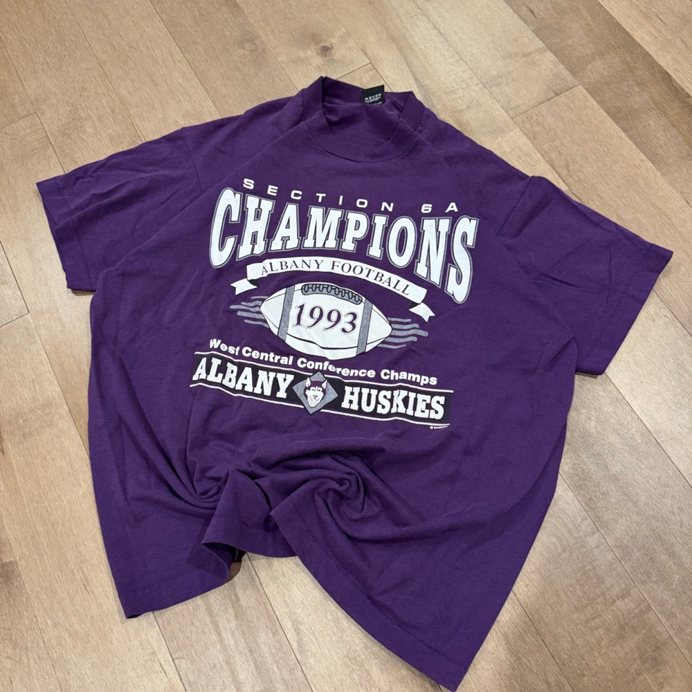 Vintage 90s section 6A football tee XL